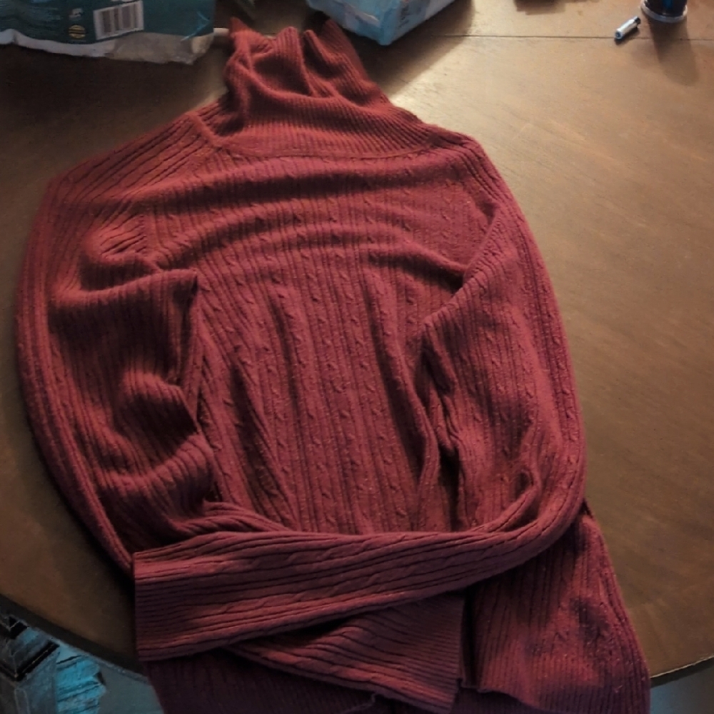 East 5th Burgundy Knit Sweater